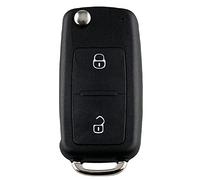 Liamgate Ersatz Schlüssel passend für VW Schlüssel Gehäuse mit 2 Tasten passend für Beetle Golf R32 Scirocco Sharan Tiguan Touran EOS Jetta Vento Caddy Transporter Cabriolet up! Variant