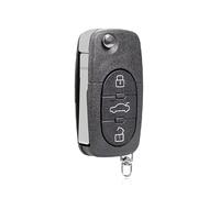 Liamgate Ersatz Schlüssel passend für VW Schlüssel Gehäuse mit 3 Tasten passend für Beetle Cabriolet Golf Passat Variant 4Motion Santana Jetta Variant