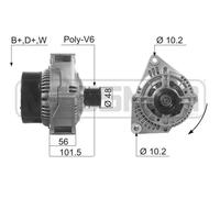 ERA Lichtmaschine Generator Lima 210042A für MERCEDES 124 W124 KLASSE W202 Model