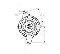 Lichtmaschine Generator Lima HC-Cargo F 032 111 514 14V für OPEL VECTRA J96 V94