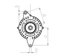 Lichtmaschine Generator Lima HC-Cargo F 032 115 960 14V für BMW 7er F01 F02 F03
