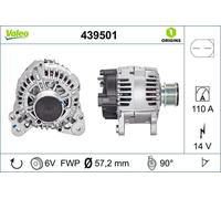 Valeo Generator [Hersteller-Nr. 439501] für Audi, Seat, Skoda, VW