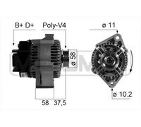 ERA Generator 14V 65A für MERCEDES-BENZ 210667A