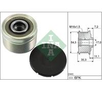 Lichtmaschinenriemenscheibe Kupplung 535 0039 10 INA für CITROËN FIAT LANCIA