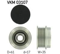 Lichtmaschinenriemenscheibe Kupplung VKM 03107 SKF für AUDI SKODA VW