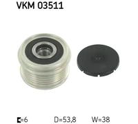 Lichtmaschinenriemenscheibe Kupplung VKM 03511 SKF für SAAB OPEL BMW CHEVROLET
