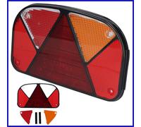 Lichtscheibe ASPÖCK Multipoint II 2 links rechts Rückleuchte Anhänger Auflieger