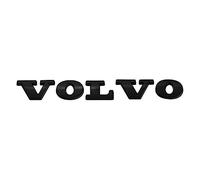 LICOME Auto Aufkleber für Volvo, Badge Emblem Aufkleber, Logo Abziehbilder Emblem Abzeichen Autoaufkleber Schriftzug Karosserie Emblem Zeichen Zubehör,A Black