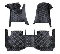 LICOME Auto Fußmatten Set für Porsche 911 (996) 1998 1999 2000-2004 LHD, Leder Autoteppich Allwetter wasserdichte rutschfeste Anpassen Auto Fussmatten Set, Auto Bodenmatte Schützen,C Black beige