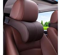 LICOME Auto Nackenkissen für Mercedes Benz A Class W177 A180 A180d A250e, Leder Kopfstütze aus Memory Foam, Autositz Kopf Nackenstütze Kissen Weichheit Atmungsaktiv Autositzkissen Zubehör