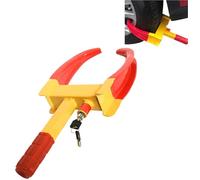 Lifemaison Parkkralle Radkralle mit Hochsicherheitsschloss & Schlüsseln - für Anhänger, Wohnmobil, Wohnwagen, Auto - PKW Reifenkralle, Autokralle, Rad-Kralle für 18-30cm Reifenbreite