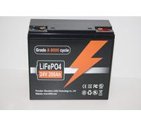 LiFeP04 Battery 24V200Ah Grade A8000 Cycle