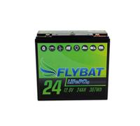 LiFePO4 Flybat Akku 12V 24AH incl. Bluetooth und CanBus