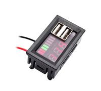 LiFePO4-Lithium-Akku-Kapazitätsanzeige, USB-Ladegerät, Voltmeter, Panel-Spannungsmesser, Tester, 12 V, Auto, Motorrad