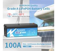 LiFePO4 Lithium Batterie 24V 200Ah BMS 20000 Tiefzyklus Stromspeiccher Wohnmobil