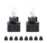 LifgWas 10 Stück Dc 12v 1,2w T5 Led Tachobeleuchtung Autolampen Hellgelb Birnen Armaturenbrett Einfache Installation Für Auto Intern