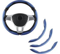 LiLiHeng Lenkradbezug Auto Für Hyundai i10 i20 i30 i40 ix20 ix25 ix35 ix55 HB20 Lenkradhüllen Neuer Rutschfester Breathable Anti Slip Geruch frei Steering Lenkradschoner,B