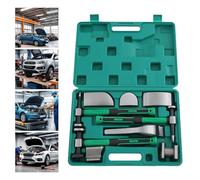 Lilyeriy Ausbeulwerkzeug Dellen Reparaturset, Professionelles Dellen Reparaturset, Blecheisen und stabilem Werkzeugkoffer - Karosserie Reparatur für Auto, Motorrad & Haushalt
