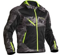 LINDSTRANDS Rexbo Motorradjacke camouflage gelb CE AA wasserdicht Hi-Art Gr. 56