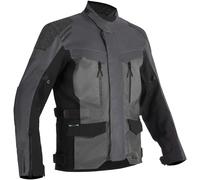 Lindstrands Storbo Motorrad Textil Jacke, schwarz-grau, Größe 56 für Männer