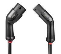 Lindy 30110 5m Ladekabel Typ 2 für E-Fahrzeuge, 11kW, 3-phasiges Laden für E-Fahrzeuge und Plug-in-Hybride