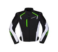 Lineos Motorradjacke Herren (schwarz/weiß/grün), XXL