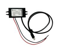 LinkGear USB-C Spannungswandler 12V/24V auf 5V 3A - 18W DC-DC Converter IP67 Wasserdicht - KFZ LKW Boot Wohnmobil - Quick Charge 3.0 kompatibel - Epoxidharz vergossen