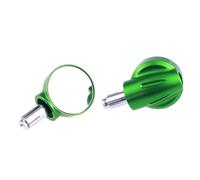 Links Rechts Spiegel Motorrad-Seitenspiegel Mit Rundem Griff Und Stecker Für Varadero XL 1000 125, Verstellbarer Weitwinkel-Konvex-Rückspiegel(GRÜN)