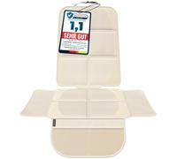 LIONSTRONG® Kindersitzunterlage - Sitzschoner [ISOFIX GEEIGNET] - Creme