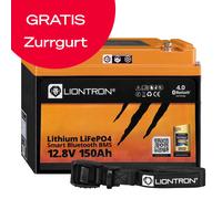 LIONTRON LiFePO4 12,8V 150Ah LXArctic Smart BMS mit Bluetooth Marine IP67 0% MwSt (Angebot gemäß § 12 Abs. 3 UstG)