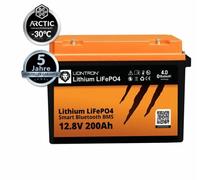 Liontron LiFePO4 12,8V 200Ah LX smart BMS mit Bluetooth
