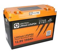 LIONTRON LiFePO4 Akku 12,8V 150Ah LX Arctic bis -30°C Bluetooth Akku mit 0% MwSt nach §12 Abs. 3 UstG