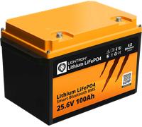 Liontron LiFePO4 Lithium Batterie 25,6 V 100 Ah all in One LX Smart BMS