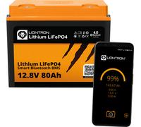LIONTRON LiFePO4 LX Smart BMS Akku 12,8 V Bluetooth 80 Ah 80 Ah
