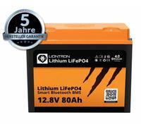 LIONTRON Lithium LiFePo4 Akku 13 kg 12.8V 80Ah Boot Solar Wohnmobil Scooter