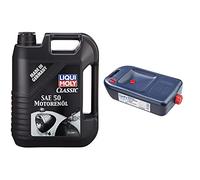 LIQUI MOLY 1131 Classic Motorenöl SAE 50 5 l & P000430 Moly Ölwechsel-Kanister 7055 Ölwechsel-Kanister