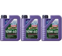 Liqui Moly 1390 Synthoil Race Tech GT1 10W-60 Motoröl 3x 1l = 3 Liter