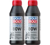 Liqui Moly 1617 Racing 80W Motorrad Getriebeöl 2x 500ml
