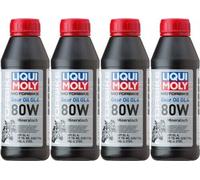 Liqui Moly 1617 Racing 80W Motorrad Getriebeöl 4x 500ml