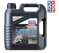 LIQUI MOLY 20751 Motorbike 4T 5W-40 HC Street Motorrad Motoröl mineralisch 4L