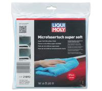 LIQUI MOLY Microfasertuch super soft, Art.-Nr. 21892 I 40x40 cm Poliertuch Auto zur Kfz-Trocknung & Entfernung von Pflegemitteln I Tiefenglanz ohne Streifen & Kratzer I Waschbar & besonders flauschig