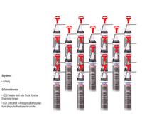 LIQUI MOLY 22x200 ml Silikon Dichtmasse schwarz Dichtmittel 6240280