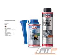 LIQUI MOLY 300 ml HYDRO-STÖSSEL-ADDITIV ÖLZUSATZ + 150 ml VENTIL SAUBER REINIGER