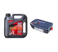LIQUI MOLY 3054 Motorbike 4T Synth 10W-60 Offroad Race 4 l & P000430 Moly Ölwechsel-Kanister 7055 Ölwechsel-Kanister