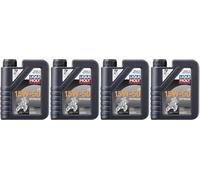 Liqui Moly 3057 Motorbike 4T 15W-50 Offroad Motorrad Motoröl 4x 1l = 4 Liter