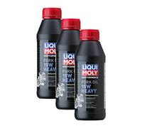 Liqui Moly 3X 1524 Racing Fork Öl Gabelöl Vollsynthetisch 15 W Heavy 500 ml