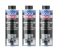 Liqui Moly 3X Pro-Line Motorspülung 500ml | Reinigt den Motor von innen und entfernt Ablagerungen | Motoröl Additiv für Diesel- & Benzin-Motoren | 3X 500ml