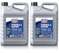 LIQUI MOLY Formula Super 15W-40 | 5 L | mineralisches Motoröl | Art.-Nr.: 1440 (Packung mit 2)