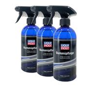 LIQUI MOLY Gummipflege für Reifen und Fußmatten Farbauffrischung, 3x500 ml