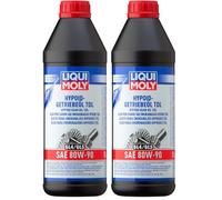 LIQUI MOLY Hypoid-Getriebeöl (GL4/5) TDL SAE 80W-90 | 1 L | Getriebeöl | Hydrauliköl | Art.-Nr.: 20645 (Packung mit 2)